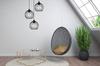 HANGING WIRE LAMP BLACK LOFT LED CHANDELIER