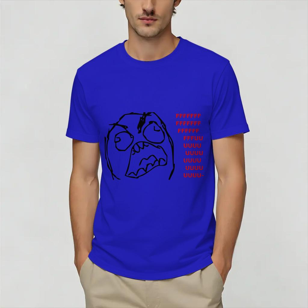 Rage Comic Trollfac T Shirt Summer Popular T Shirts Adult 100 Cotton O Neck Plus Size Top Tees Short Sleeve Awesome Tops