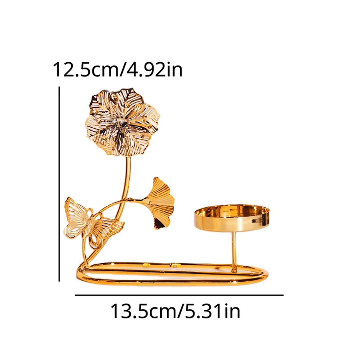 

Подсвечник 1 шт. домашний реквизит для ужина при свечах романтическое украшение стола украшения для гостиной свадьба праздничная атмосфера золотистый