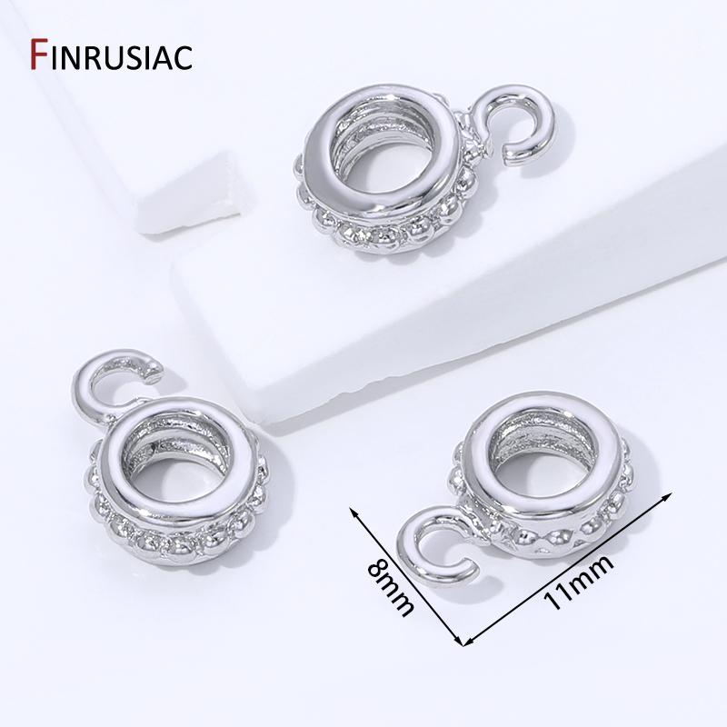 

Латунный соединитель-петля с покрытием из 14-каратного золота, Зажим-держатель для подвесок-шармов, Соединители для изготовления ожерелий и украшений своими руками 5 pieces