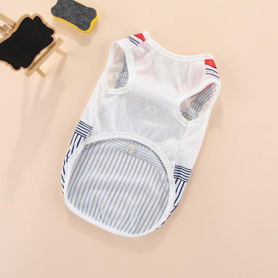 Dog Vest Loose Neck Tear-Resistant Soft Dogs Costume Polyester Puppy Shirt Clothes for Outdoor