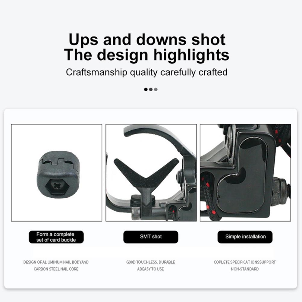 Drop Away Archery Arrow Rest JT823 Metal Adjustable Capture Arrow Rest with Buckle for Bow Outdoor Training Archery