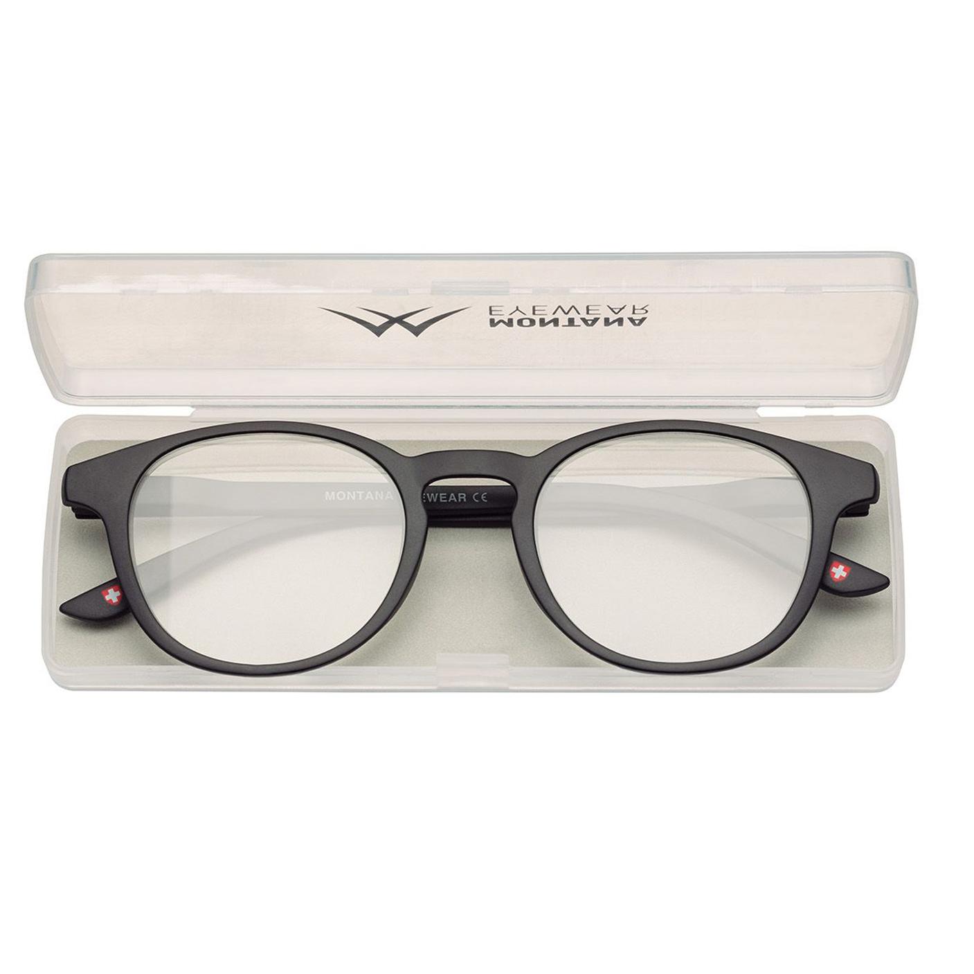 

Компактні окуляри для читання Легкі круглі рідери Montana Eyewear MR52 +1.00