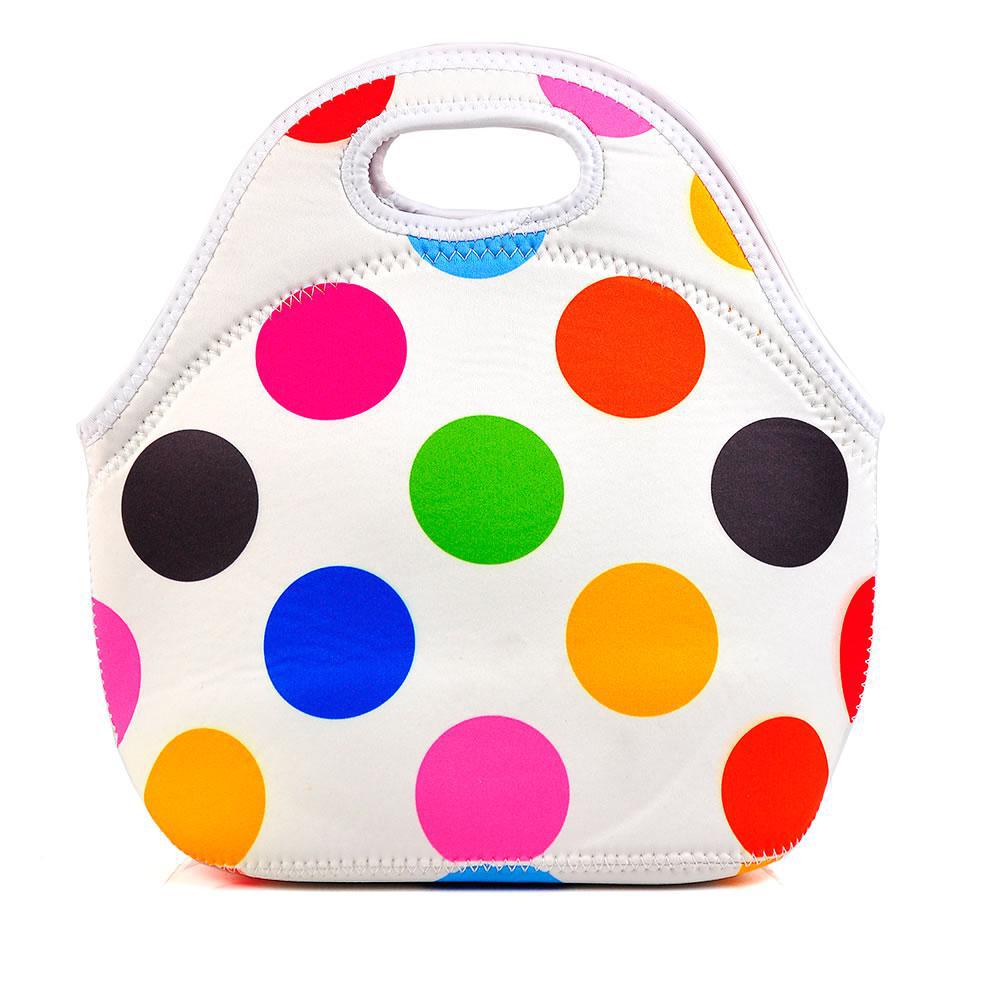 Neoprene Portable Lunch Bag Thermal Insulated Bento Box Tote Cooler Pouch Dinner Container Picnic Kid School Food Storage Bags