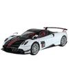 1/18 Pagani Huayra Cool Alloy Sports Car Model, Simulated Interior Details, Cool Lighting and Sound Effects, Exquisite Desktop Ornaments