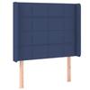 VidaXL LED Headboard Bedroom Furniture Single Bed Accessory Headboard Bed Frame Interior Blue 3124036