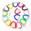 Portable Coil Springs Keychain Handmade Bag Ornament Gym Key Holder Hanging Ornament Suitable for Party Everyday Use