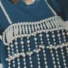 Elegant Pearls Chest Chain with Rhinestones Layered Crystal Body Chain Jewelry for Women Party and Festival Wear