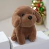 Plush Teddy Dog Keychain Adorable Cartoon Sit Puppy Doll Pendant Kids Gift Bag Charm