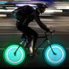Waterproof Bicycle Valve Lights Practical Tire Valve Caps Wheel Spokes Light  Bike Riding
