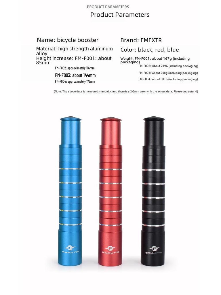 Aluminum Alloy Bicycle Handlebar Riser for Mountain Bikes