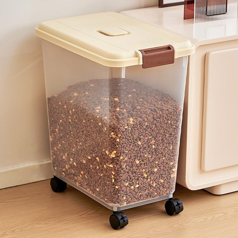 UFORU Household dog food storage tank Sealed pest and moisture proof food grade dog food storage tank