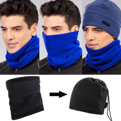 Polar Fleece Thermo Halswärmer Wintersport Gamasche Gesichtsmaske Schlauchschal Mütze Schal