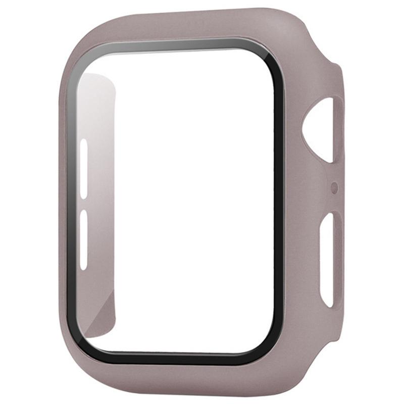 Glas+Hülle Für Apple Watch Hülle 9 8 7 6 SE 3 iWatch Zubehör Displayschutz Apple Watch Serie 44mm 40mm 38/42mm 45mm 41mm