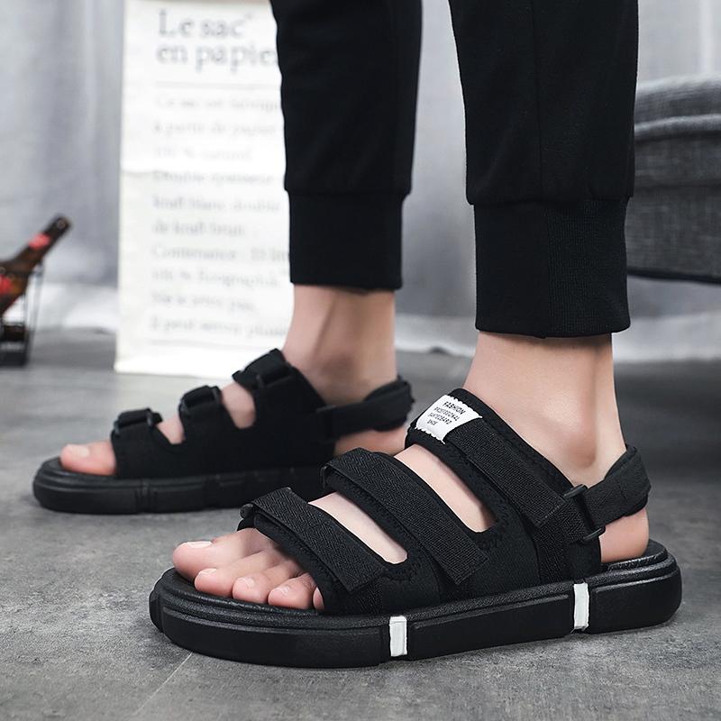 36-45 Trend Luxus Summer Men Sandals Slippers for Boy Designer Platform Tênis Masculino Outdoor Wading Beach Shoes Free Shipping