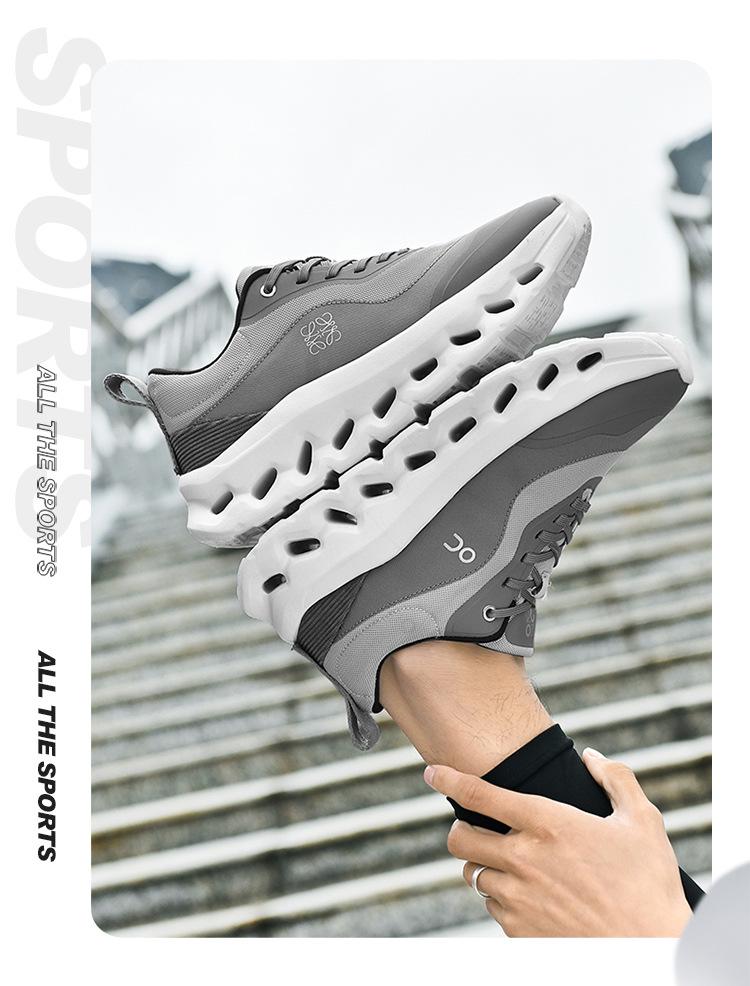 2026 Spring Men's Lightweight Cushioned Mesh Running Shoes - Breathable, Casual, Professional Sports Footwear