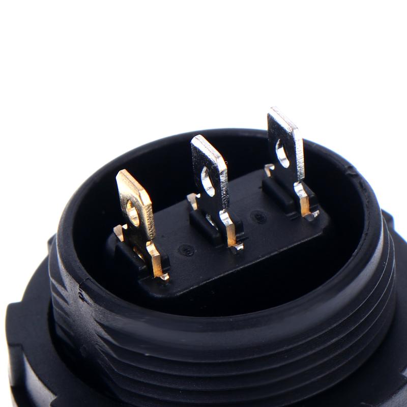 Round Led Switch 16A 12V Dc On/Off Spst 3Pin For Car Truck Dashboard Dash Rocker Boat Marine Off-Road Vehicle Control
