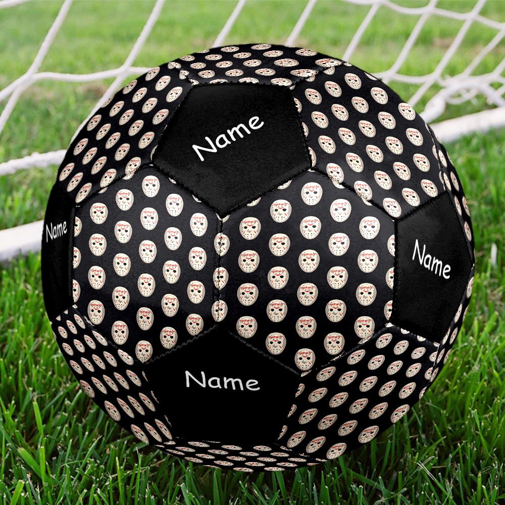 Custom Name Halloween horror Theme Size 5 Soccer Ball, Suitable for Both Indoor and Outdoor Matches, a Gift Suitable for Everyone.