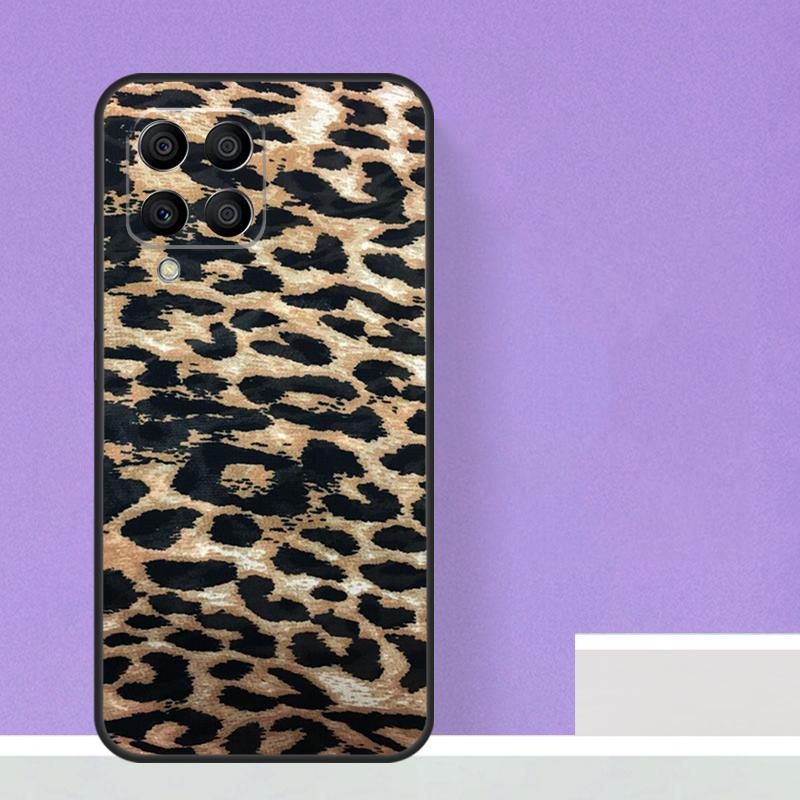 African Leopard Print Case For Samsung Galaxy M31 M16 M36 M56 M33 M53 M13 M12 M32 M52 M20 M15 M55 M14 M35 M34 M54