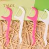 100 Pcs Dental Floss Teeth Plastic Toothpicks Stick Oral Care Cleaning Tool Health Care