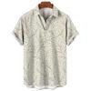 Floral Shirts Men's Summer Hawaiian Clothing Short Sleeve Tops Loose Holiday Seaside Social Lapel 3D Print Shirt 2026 Vintage