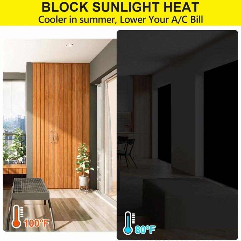 Quick Response Magnetic Window Panel Minimizes Sunlight Excellent For Apartments And Camping 300x145cm
