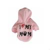 Dog Hoodie Warm Hooded Sweater Machine Washable Fleece Pet Pullover for Dogs, Young Cold