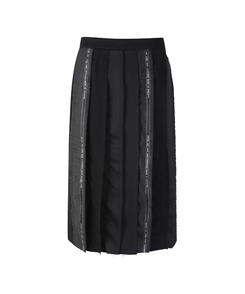 Recorde Selvedge Patch Work H-Line Skirt_Rqkas24533Bkx