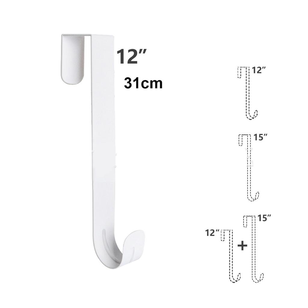 Adjustable Wreath Door Hanger Damage Free Wreaths Hanging Over The Door Hooks Iron Door Hanger for