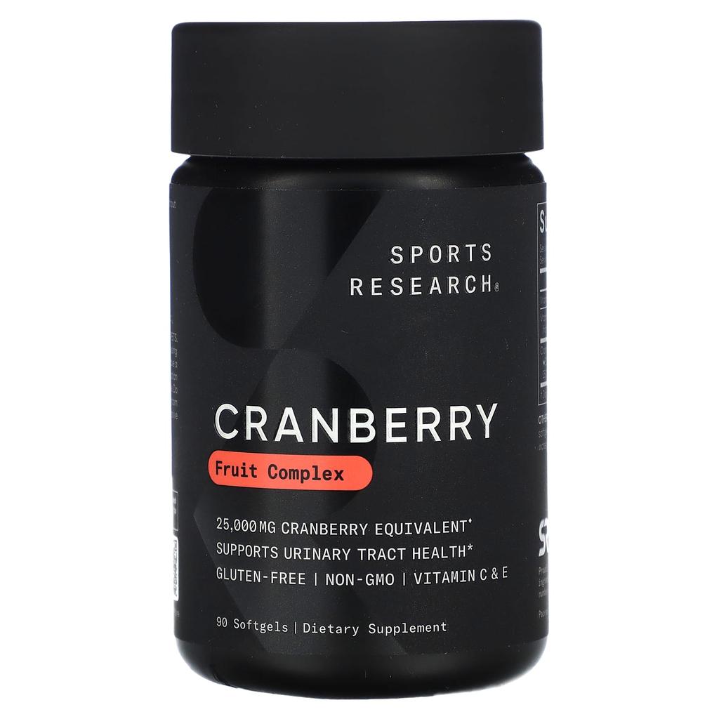 Sports Research, Cranberry Concentrate, 250 mg, 90 Softgels