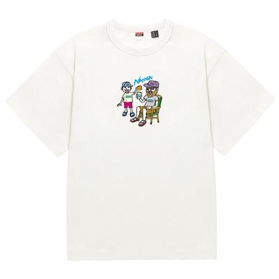 CAMISETA HÍBRIDA ECO NANGA Casual Manga Curta Tops N0003667 668 669 671 672 673 675 676 677 (FAM PT) Camiseta Masculina Primavera/Verão