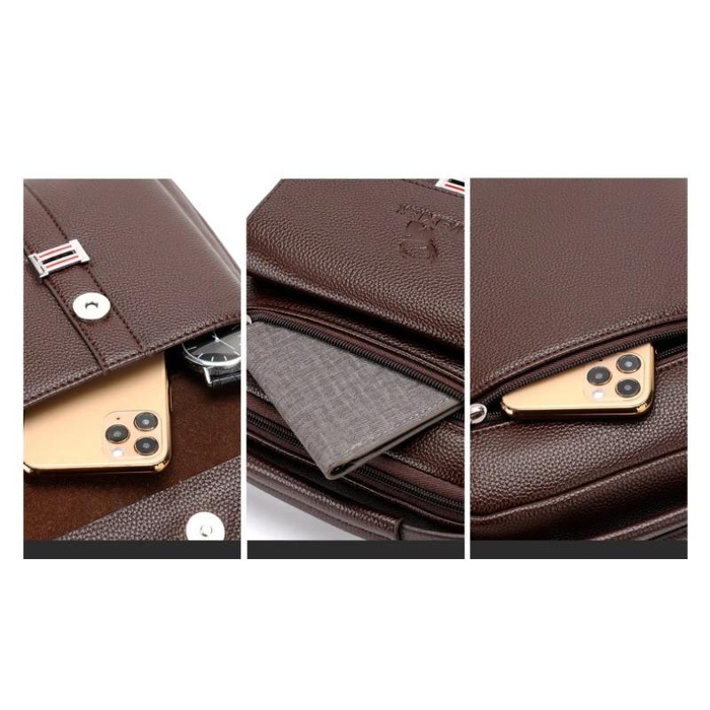 Men's Shoulder Bag with Large Capacity, Waterproof and Wear-resistant
