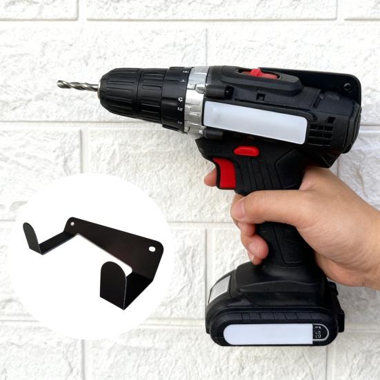 Yousheng Drill Storage Hook Wall Mounted Carbon Steel Rust Proof Electric Drill Storage Hook Power Tools Garden Equipment