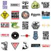 50Pcs/Bag Motivational Stickers Adorable Appearance Ornamental Anti-fade Convenient Inspirational Cup Vinyl Stickers Gym Decor