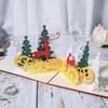 moin moin Christmas Set of 2 Message Delicate and Beautiful 3D Beautiful 2411xme358 Cards, (Envelopes Included), Cards, Grading, Pop-Up Reindeer,