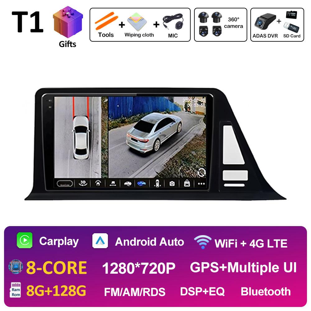 Intelligenrt System GPS Navigation For Toyota CHR C-HR 2016 2017 2018 2019 Android 14 DSP Stereo Autoradio Cooling Fan Head Unit