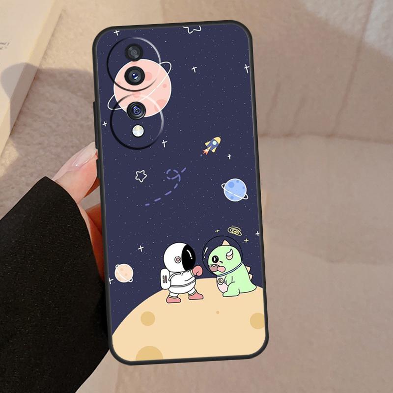 Cute galaxy Astronaut For Honor 90 70 50 Lite Magic 5 Pro 8X 9X Phone Case For Honor X8a X9a X7a X6a X9 X7 X8 X9b