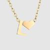 St. Delan DIY 3D Heart Necklace: Personalized Non-Fading Clavicle Chain