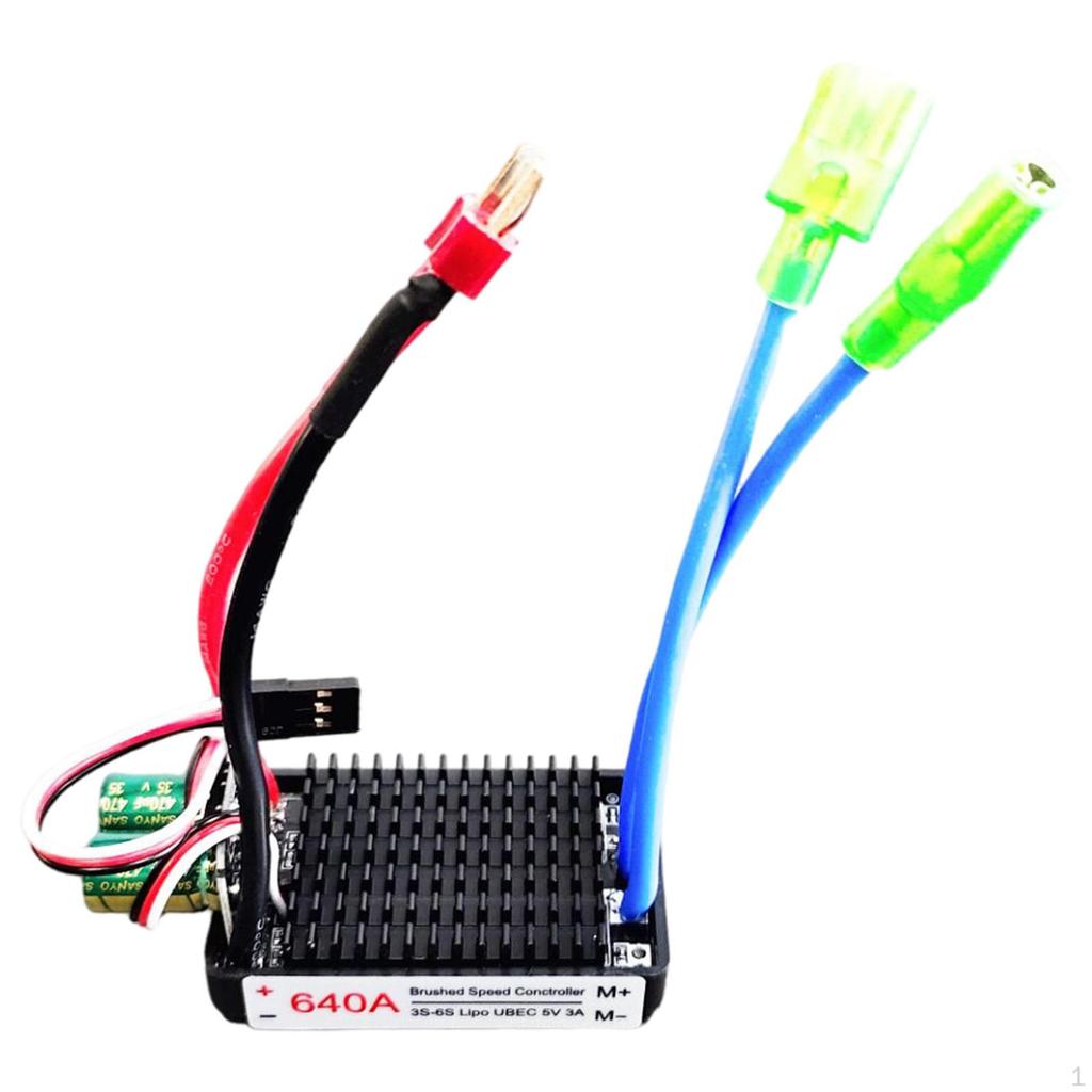 12A Waterproof Brushed Motor ESC for RC Boat Spare Parts