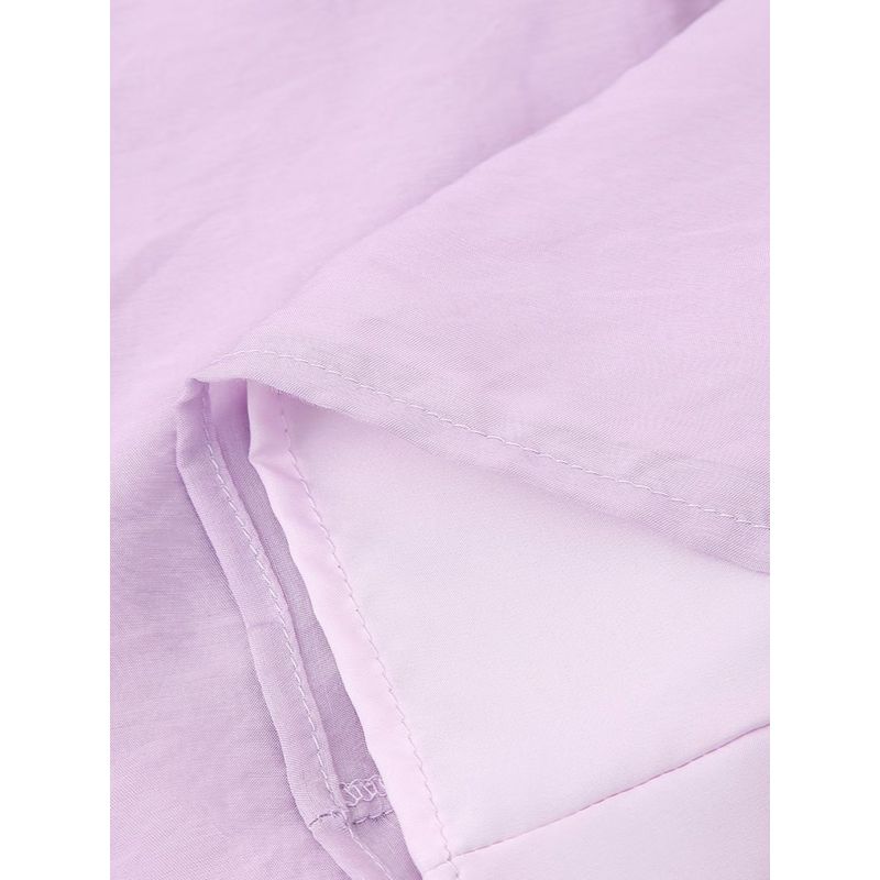 Kaslead New Arrival Women's Clothing Fashion Style Fashion Laminated Ruffles V Neck Long Dress