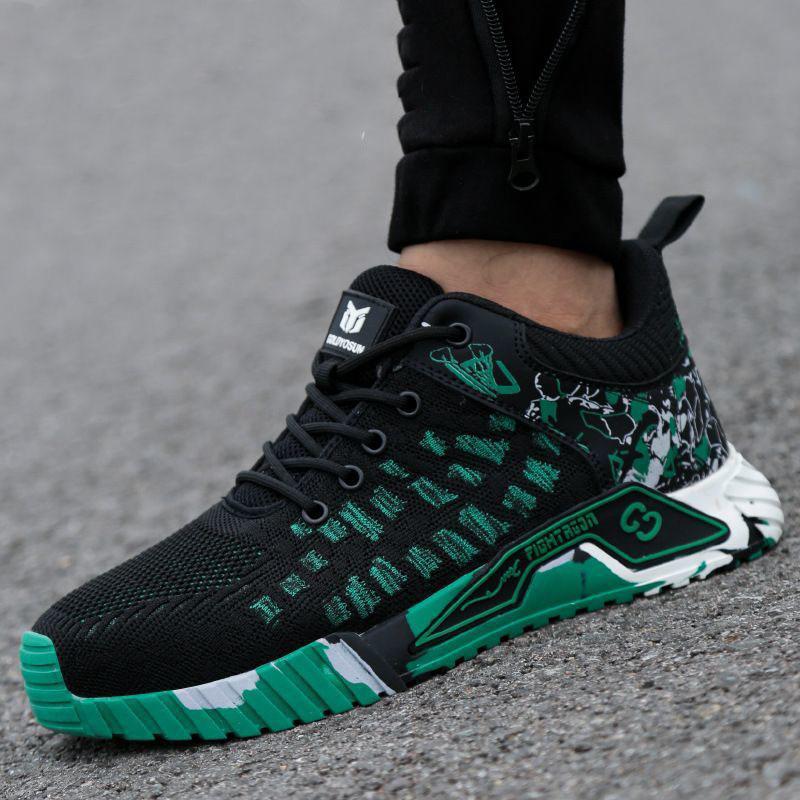 Pracovní bezpečnostní boty Muži Pracovní boty Bezpečnostní obuv s ocelovou špičkou Pánské lehké Nezničitelné boty Pracovní tenisky proti propíchnutí Pánské