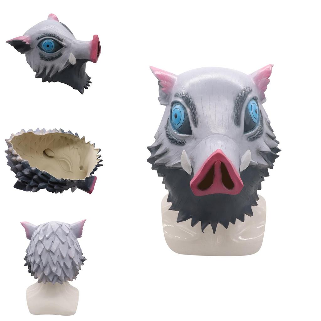Authentic Demon Slayer Kimetsu No Yaiba Hashibira Inosuke Wild Boar Mask For Anime Fans