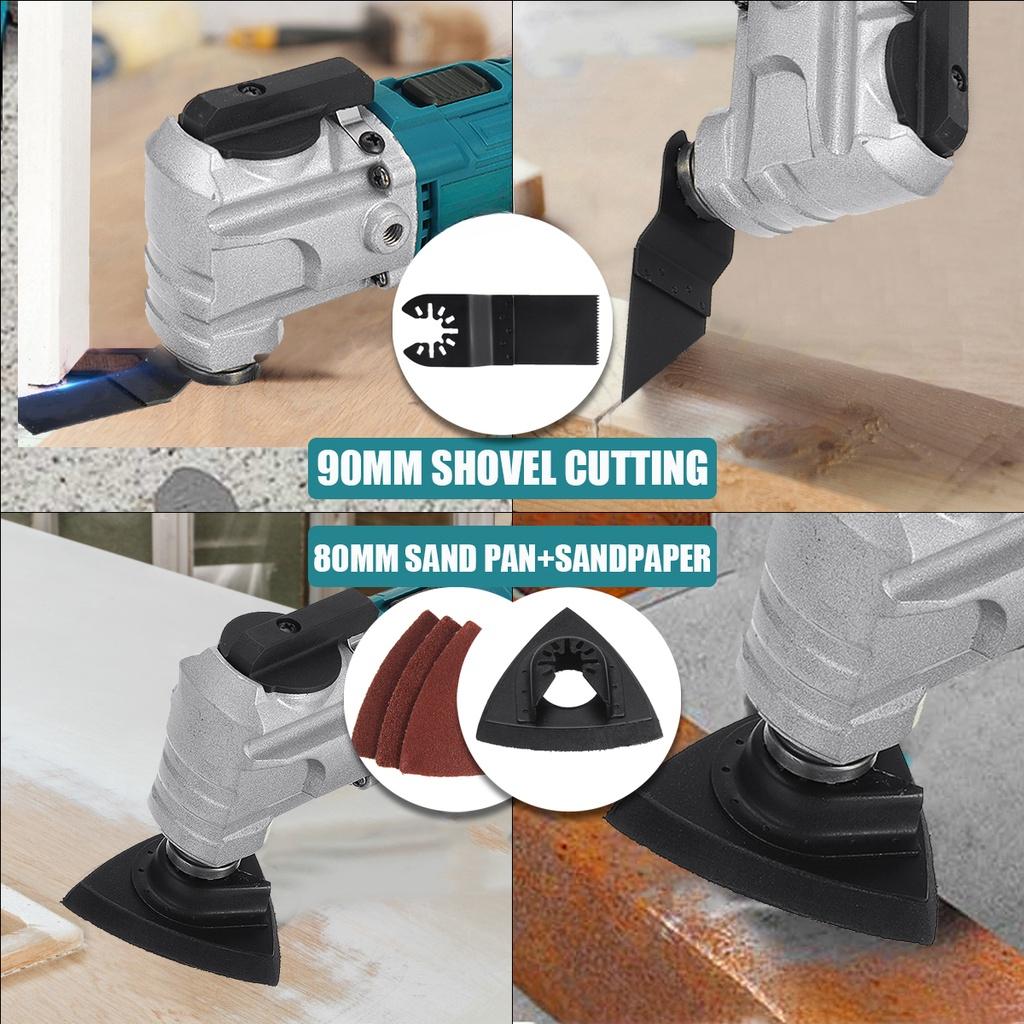 Unealtă Oscilantă Fără Fir 6 Viteze 220V Electric Trimmer Fierăstrău Renovator pentru Prelucrarea Lemnului Putere Casă Bricolaj Trimăr Lemn Multi Unealtă