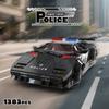 1383PCS Police Racing Car Building Blocks City Sports Car Model Bricks Desktop Ornaments Educational Assembly Toys Holiday Gifts