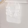 Toothbrush Holder Wall Mounted Self Adhesive Toothbrush Organizer with Toothpaste Slot Quick Drain Design