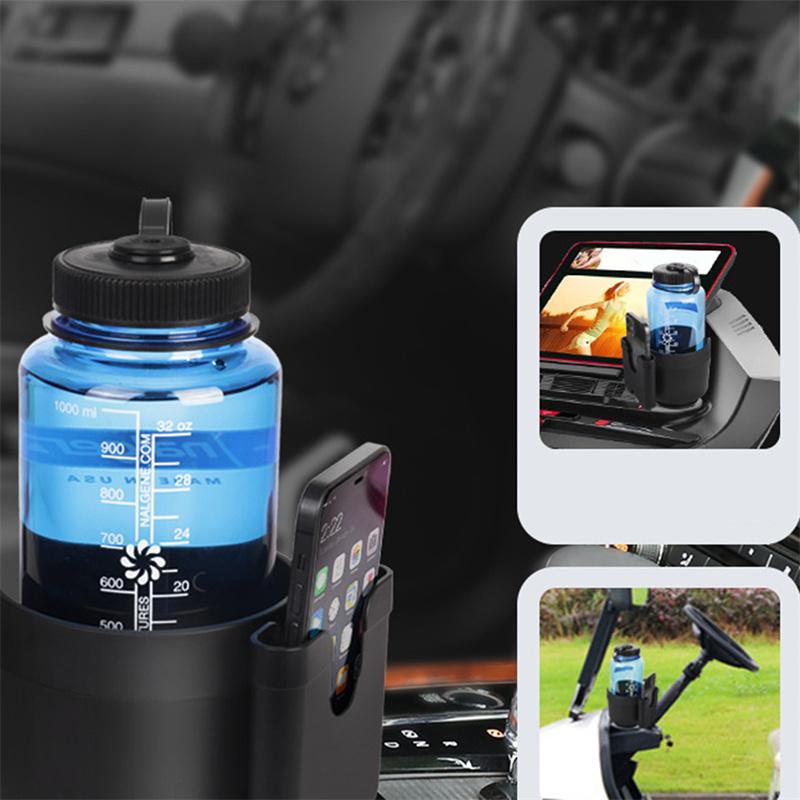 

Автомобильный подстаканник Расширитель 2-в-1 Многофункциональный автомобильный подстаканник Держатель для мобильного телефона Автомобильный негабаритный держатель для напитков