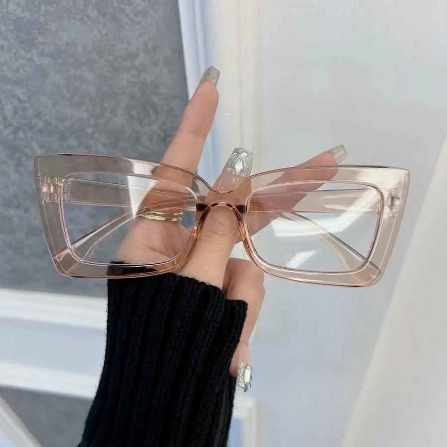 

Fashion Lovely Cat Eye Eyeglasses Frames Women Men Transparent Clear Brand Designer Optical Frame Oculos шампанского