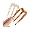 2pcs Hair Comb Set, Elegant Hair Stick for Updos, Bun, French Twist, Simple & Stylish Hair Accessories for Women, Acrylic Material, Smooth Surface,