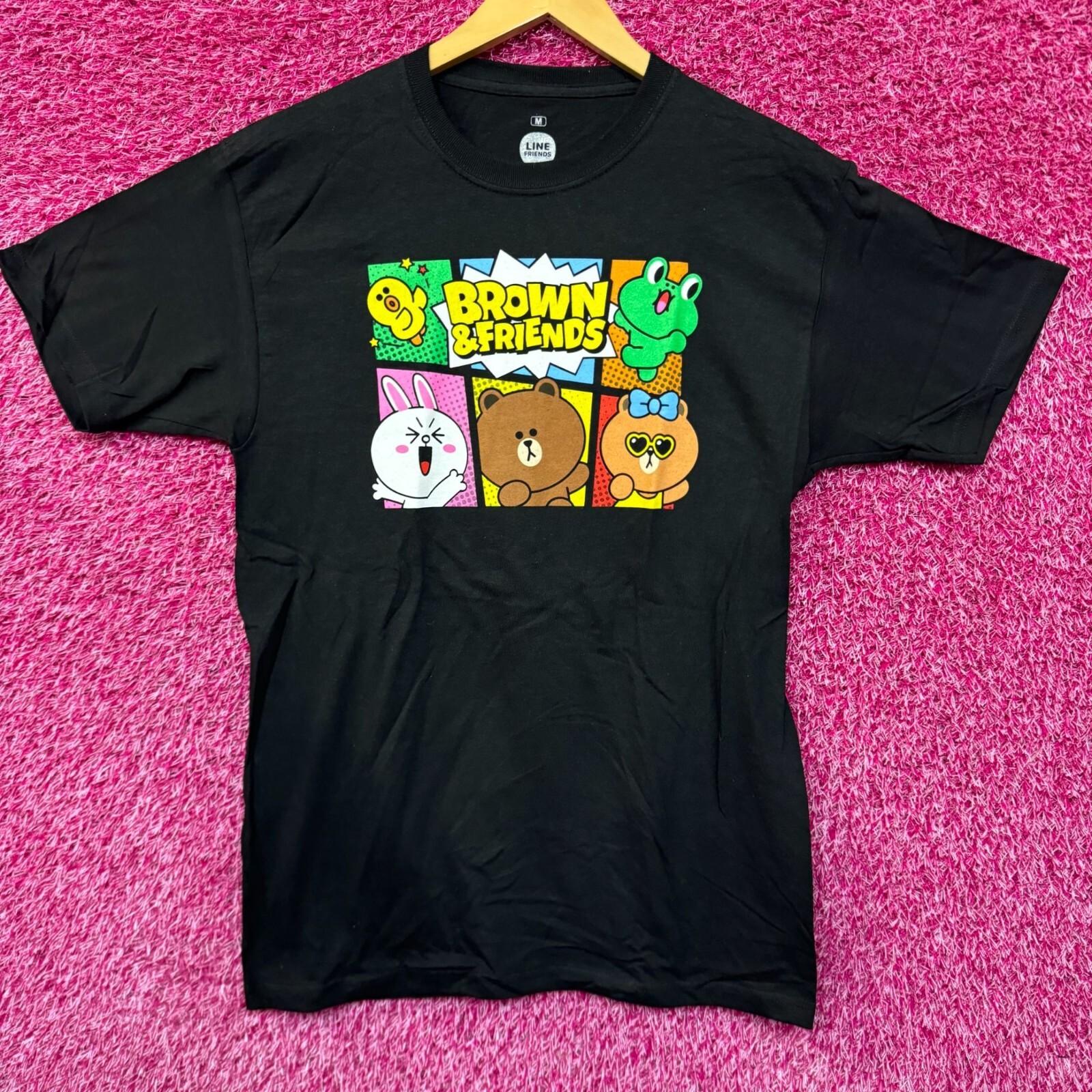 Brown Friends Kawaii TV Animated Series Line Friends Tee M M