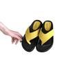 Versatile and Not Tired Feet Flat Bottom Pinch Foot Flip-flops Shoes Women Summer Wear New Retro Matte Leather Cool Slippers